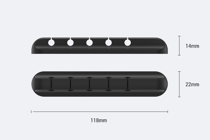 STORAZONE Gadget Silicone storage cable management cable clamp