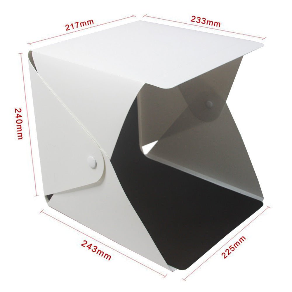 STORAZONE Gadget White / 1pc 20cm folding studio Professional photo simple LED small light box