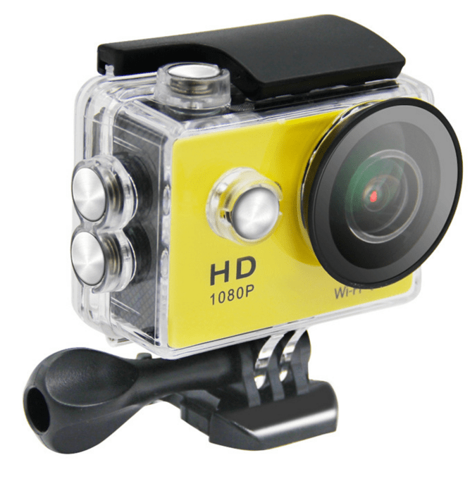 STORAZONE Gadget Yellow Waterproof Action Camera 1080p SJ4000