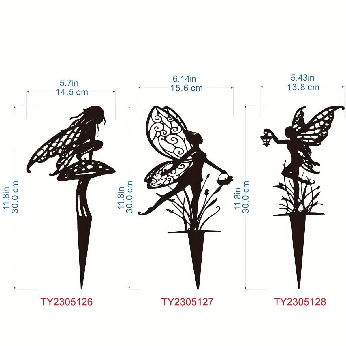 Storazone Garden Fairy Metal Outdoor Decor for Your Patio and Lawn