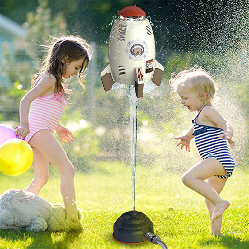 STORAZONE Garden Rocket Launcher Toys Outdoor Rocket Water Pressure Lift Sprinkler Toy Fun Interaction In Garden Lawn Water Spray Toys For Kids Summer Gadgets