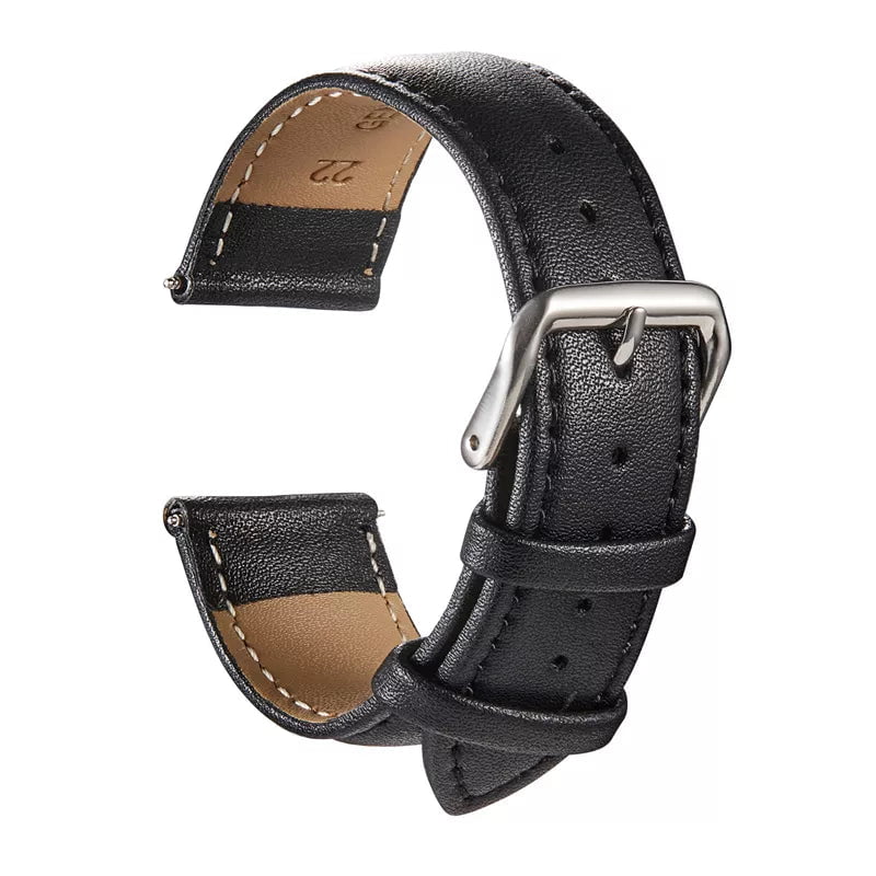 Storazone Genuine Leather Watchbands Calfskin Replace Wristwatch Straps 18mm 20mm 22mm 24mm Watch Accessories Men Women Soft Watchband