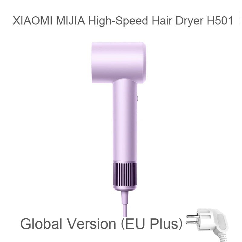 Storazone Global Edition 2 / us / CHINA XIAOMI MIJIA H501 High Speed Anion Hair Dryers Wind Speed 62m/s 1600W 110000 Rpm Professional Hair Care Quick Drye Negative Ion