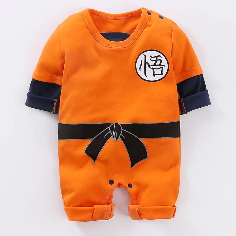 Storazone GOKU / 3M New born Baby Rompers Newborn Baby Boys Clothes Anime Toddler Jumpsuit Bebes For Baby Boy Girl Kids Clothing Halloween Costume