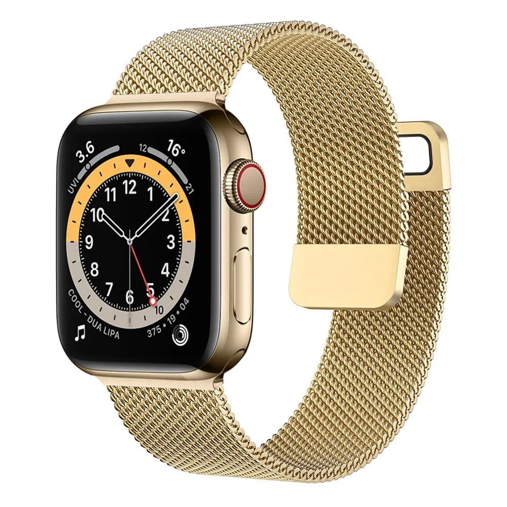 Storazone Gold / 38mm 40mm 41mm / CHINA Strap For Apple watch Band 44mm 45mm 41mm 49mm 42mm 40mm 45mm Milanese Loop bracelet correa iwatch series 9 7 8 4 5 6 SE Ultra2