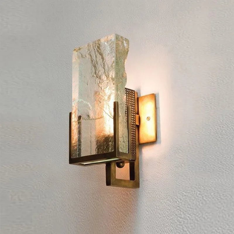Storazone Gold / CHINA Postmodern Bedroom Bedside Wall Lamp Luxury Living Room Decoration Background Staircase Corridor Simple Crystal Indoor Lighting