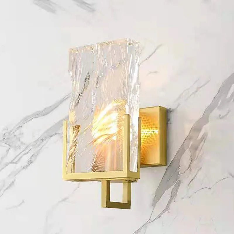 Storazone Gold / CHINA Postmodern Bedroom Bedside Wall Lamp Luxury Living Room Decoration Background Staircase Corridor Simple Crystal Indoor Lighting