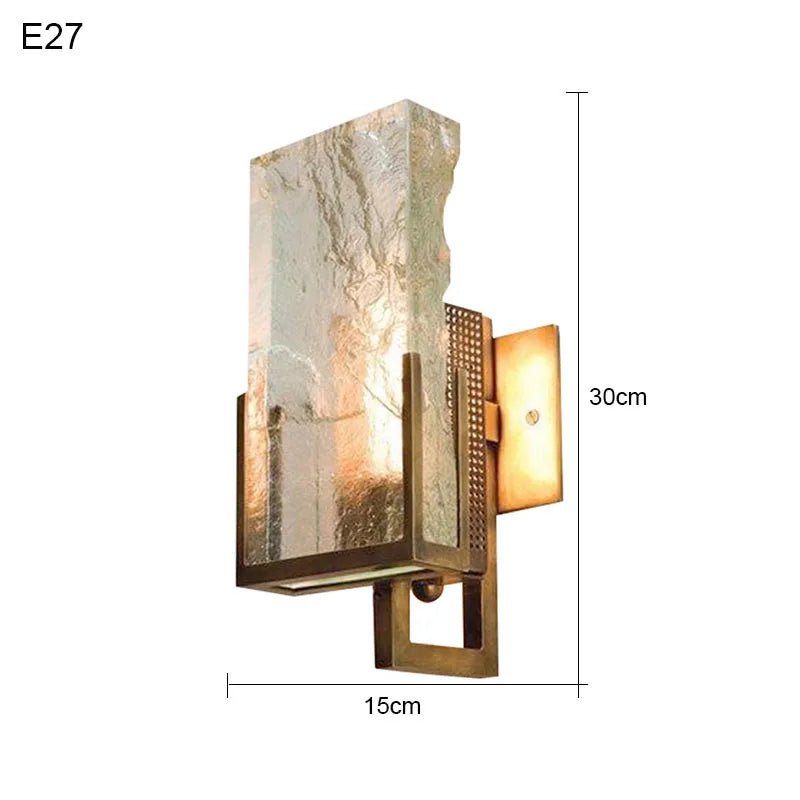 Storazone Gold / CHINA Postmodern Bedroom Bedside Wall Lamp Luxury Living Room Decoration Background Staircase Corridor Simple Crystal Indoor Lighting
