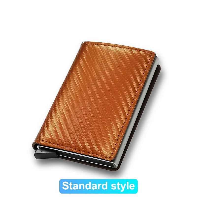 Storazone Gold (Standard) Rfid Credit Card Holder Men Wallets Bank Cardholder Case Small Leather Slim Thin Magic Mini Wallet Smart Minimalist Wallet  2023