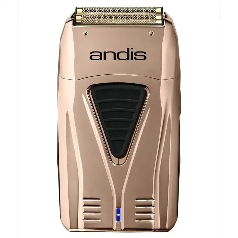 Storazone Gold / US Plug Original Andis Profoil Lithium Plus 17200 Barber Hair Cleaning Electric Shaver For Men Beard Stubble Razor Bald Shaving Machine