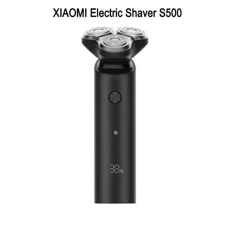 Storazone Gold XIAOMI MIJIA S500 Electric Shaver Dry Wet Shaving Triple Blade Trimmer Beard Floating Head Men's Shaver Electric Razors Machine