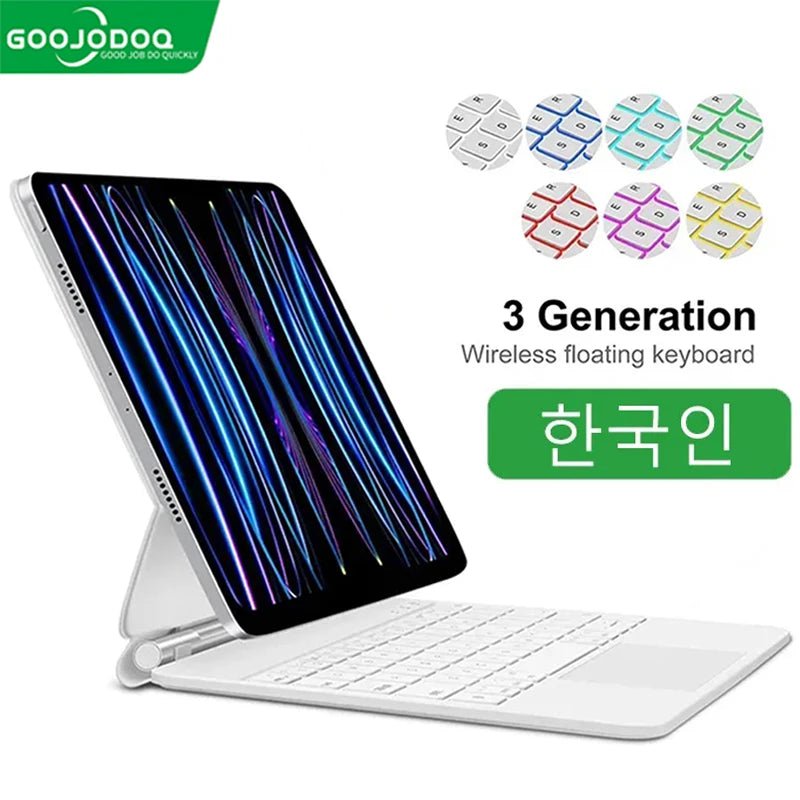 Storazone GOOJODOQ Magic Keyboard for iPad Pro 11 12 9 12.9 Air 4 Air 5 for iPad 10th Generation Pro 12 9 6th 5th 4th 3rd Gen Cover Case