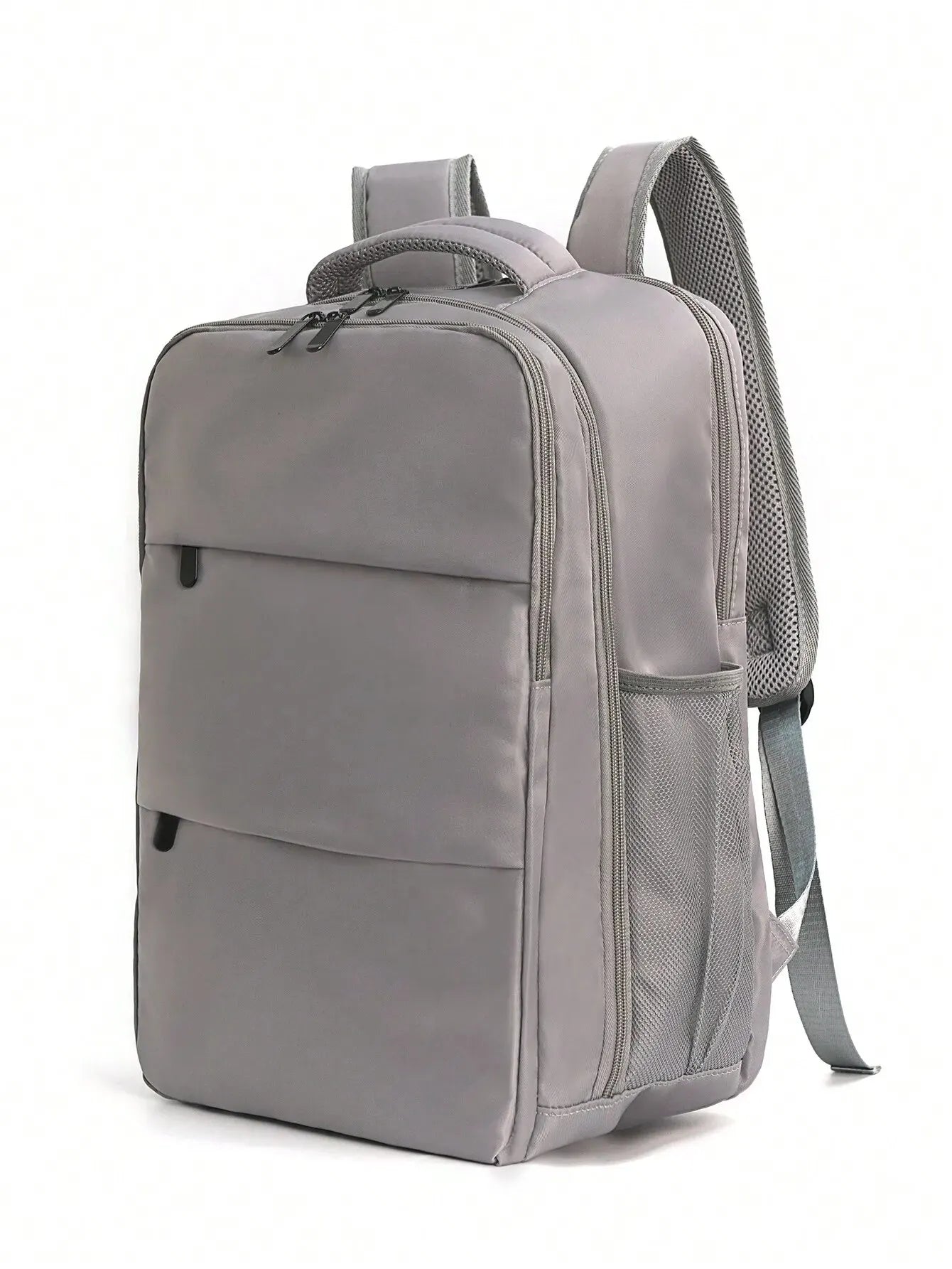 Storazone Gray 16 Inch Unisex Large-Capacity Business Travel Lightweight Waterproof Durable Laptop Backpack Multi-Functional Backpack