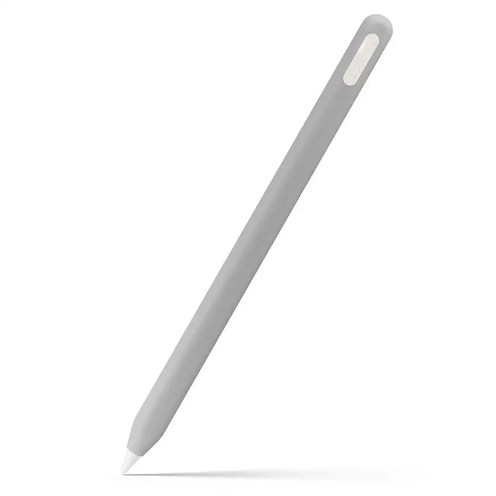 Storazone Gray For Apple Pencil 2 Silicone Case For Ipencil 2nd Generation Anti-lost Anti-scratch Protective Cover Sleeve Pencil Cap