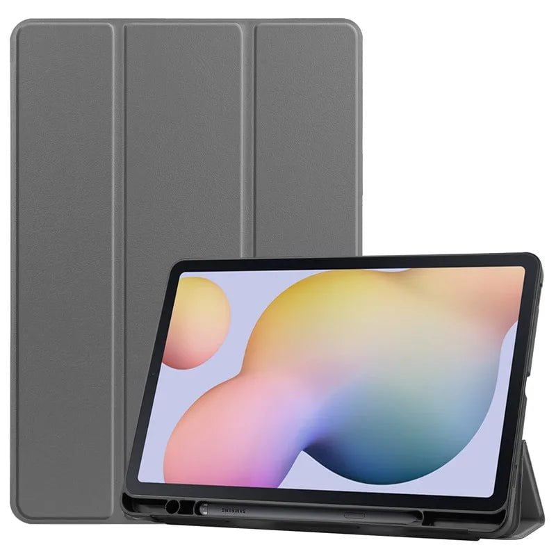 Storazone Gray / S6 Lite 10.4 2020 Case For Samsung Galaxy Tab S6 Lite 10.4 Stand Cover for Samsung Tab S6 Lite 2020 2022 SM-P613 P615 P610 P619 Pencil Holder Fund