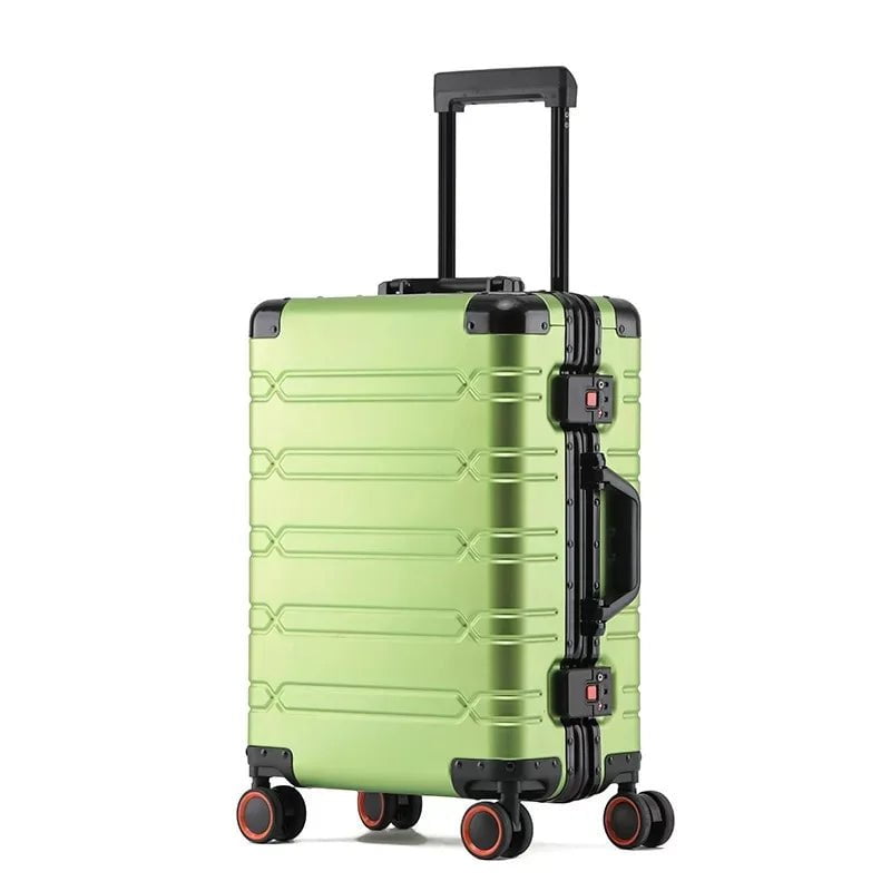 Storazone green / 20" TRAVEL TALE 20" Inch Aluminum Suitcase Business Luggage 24" Trolley Case For Travelling