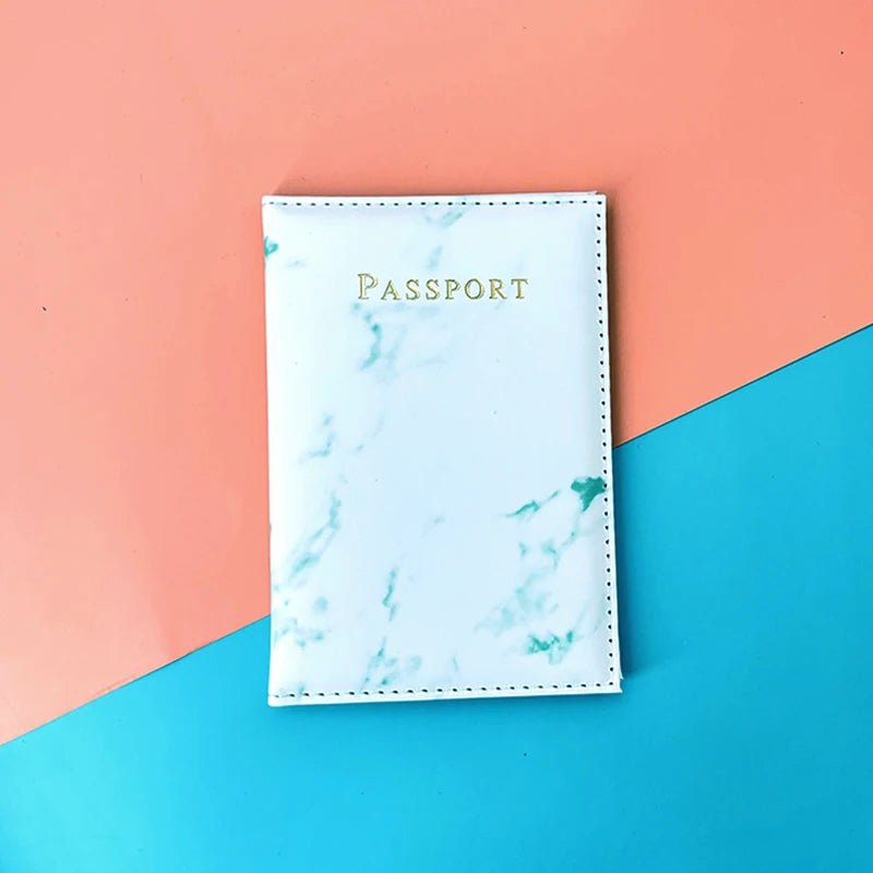 Storazone Green-B 2023 Lover Couple Passport Cover Hot Stamping Simple Plane Women Men Travel Wedding Passport Covers Holder Fashion Wedding Gift