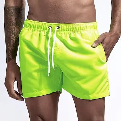 Storazone Green / M Men's Swim Shorts Swim Trunks Quick Dry Board Shorts Bathing Suit Breathable Drawstring With Pockets for Surfing Beach Summer