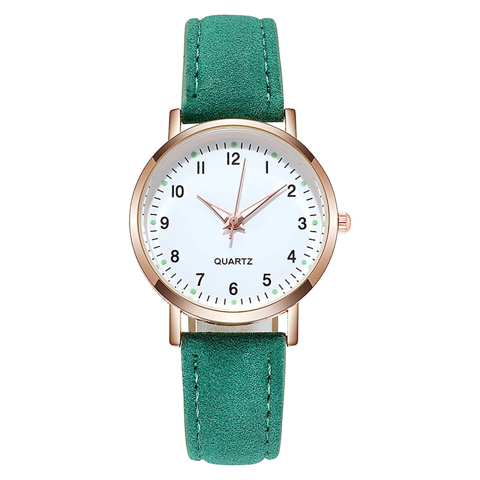 Storazone green NEW Watch Women Fashion Casual Leather Belt Watches Simple Ladies' Small Dial Quartz Clock Dress Wristwatches Reloj mujer