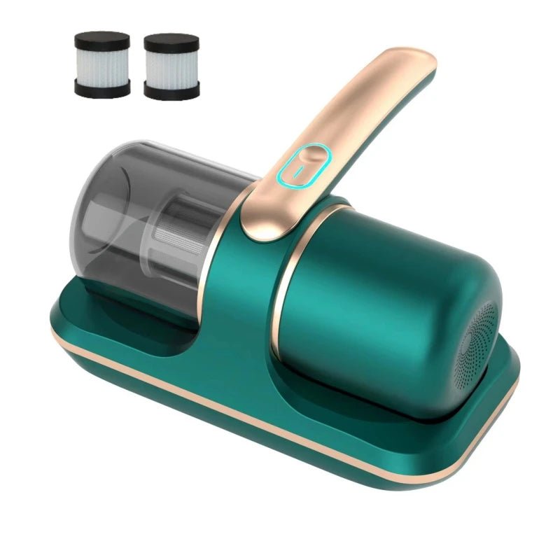 Storazone Green Wireless Mattress Vacuum Cleaner Cordless Handheld UV-C Bed Dust Remover Indepth Cleaning Sofa Specialist 12Kpa Powerful Suction