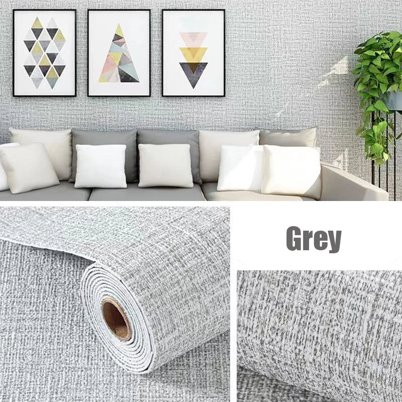 Storazone Grey / 0.5x6M / CHINA Vermeyen 3D Wall Sticker Wallpaper Self-Adhesive Waterproof Wall Covering Panel for Living Room Bedroom Bathroom Home Decoration