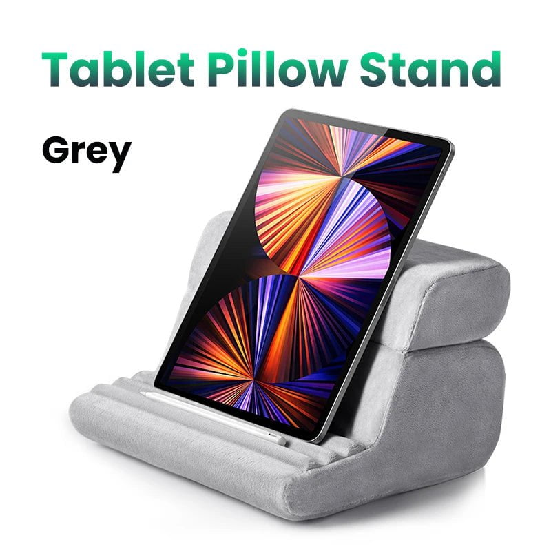 Storazone Grey / CHINA 【New Sale】UGREEN Tablet Holder iPad Stand Tablet Pillow Stand For iPadPro iPhone Xiaomi Tablet Support Laptop Stand Phone Holder