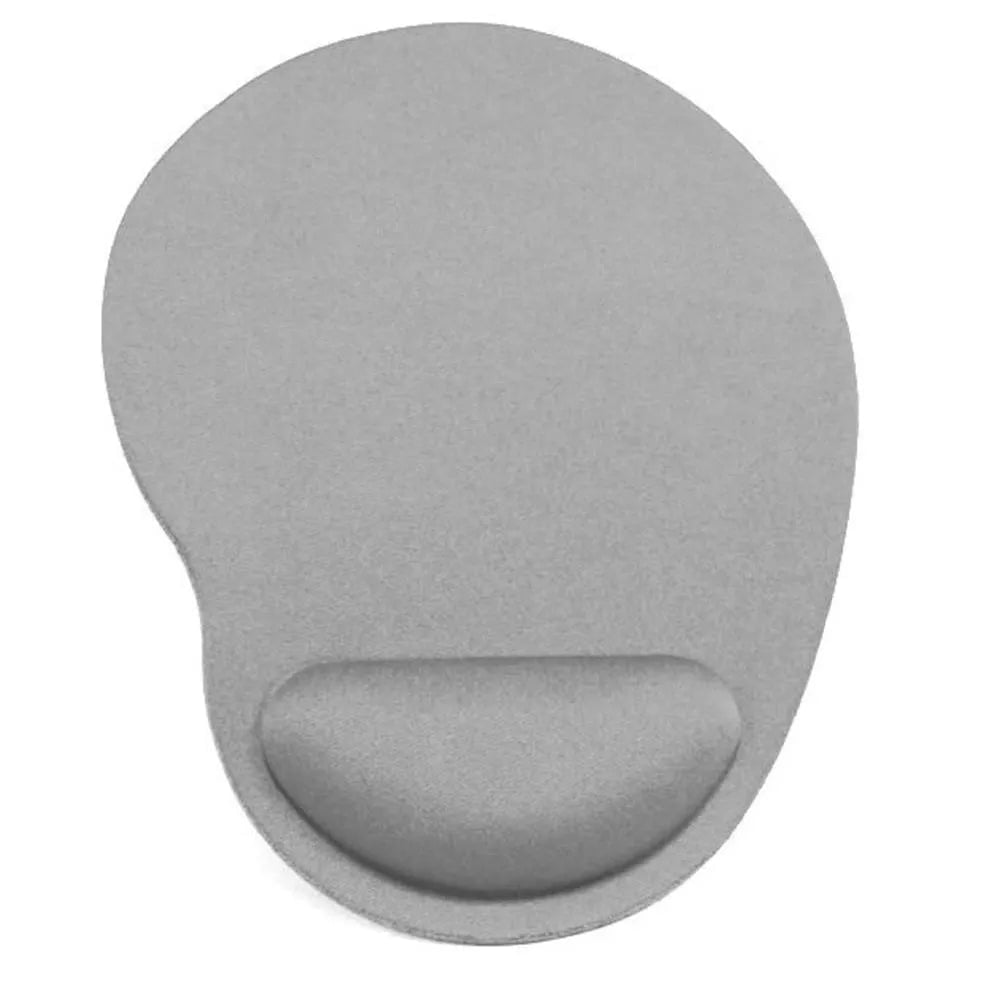 Storazone Grey Ergonomic Wrist Rest Mouse Pad Comfortable Wrist Support Non Slip Mice Mat Soft Mousepad For PC Laptop Computer