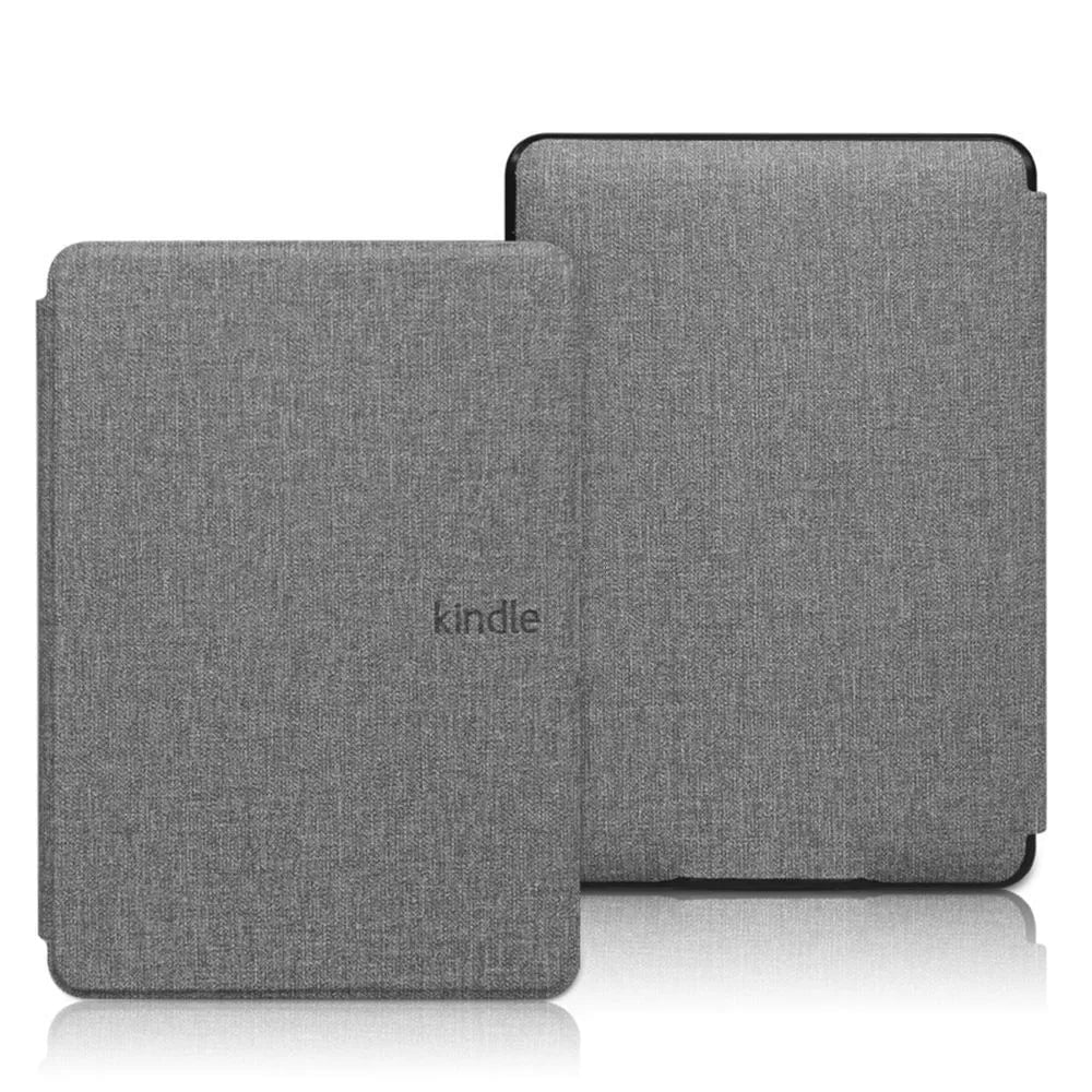 Storazone Grey Fabric Magnetic Smart Case For 6 All-new Kindle (2022 Release) 11th Generation Built-in Light 6 Inch Gen Cover Sleeve Funda