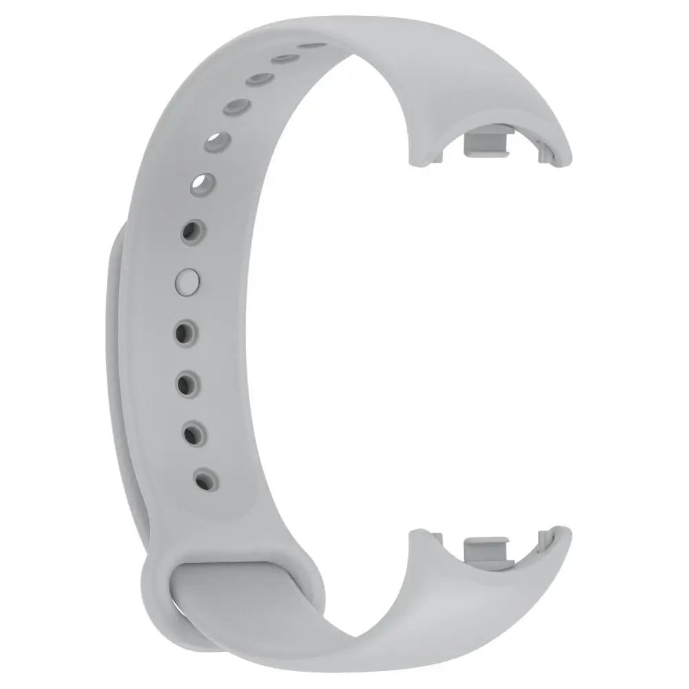 Storazone grey / For Xiaomi Band 8 Soft Silicone Strap for Xiaomi Mi Band 8 Breathable Sport Bracelet Wristband Belt for MiBand 8 Replacement Correa Watchband