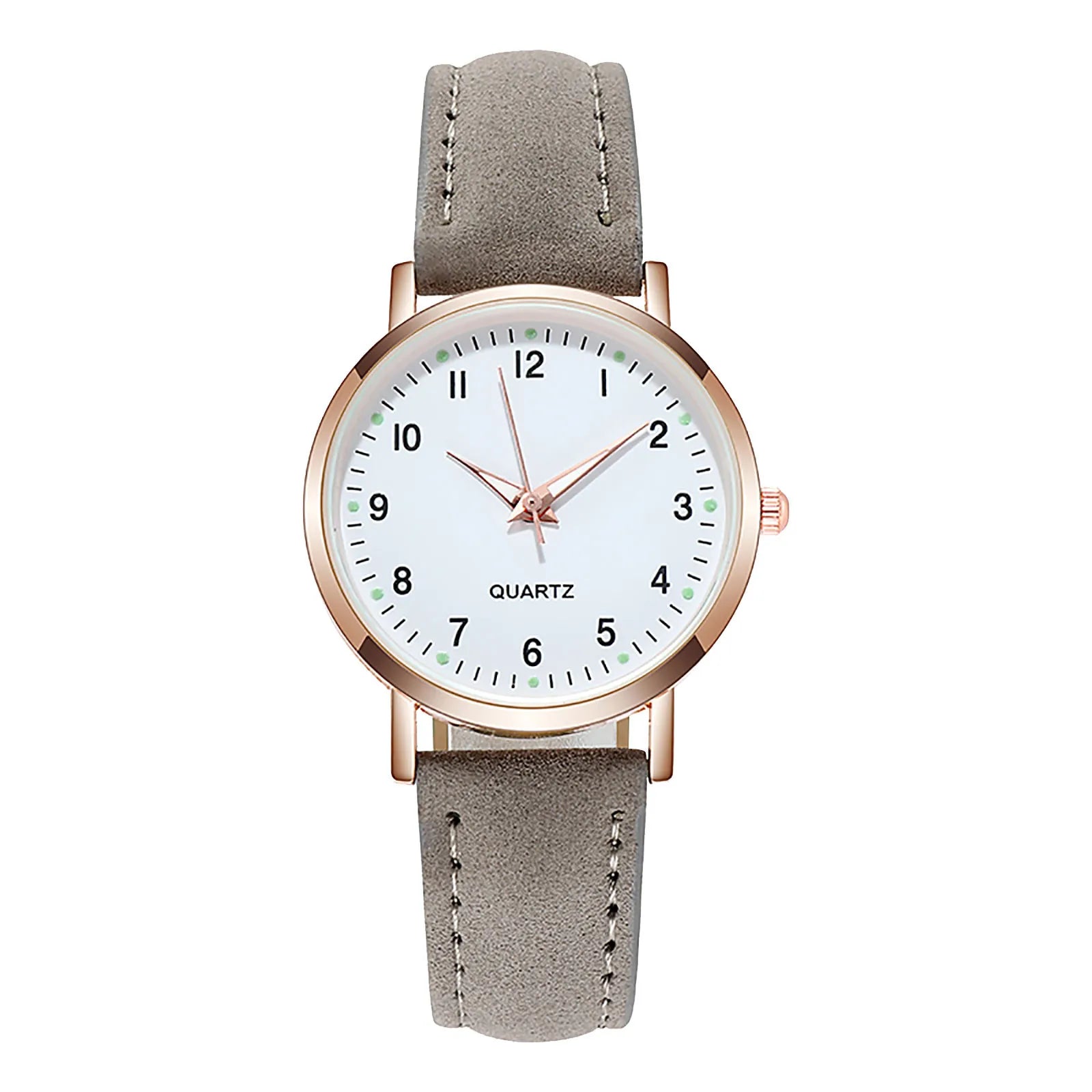 Storazone grey NEW Watch Women Fashion Casual Leather Belt Watches Simple Ladies' Small Dial Quartz Clock Dress Wristwatches Reloj mujer