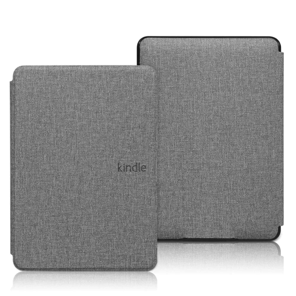 Storazone Grey Protective Shell Ultra Slim PU Leather Smart Cover 6.8 Inch Folio Case For Kindle Paperwhite 5 11th Generation 2021