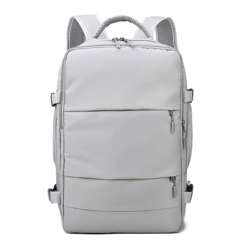 Storazone Grey Women's Backpack Fashion Large Capacity Lightweight Backpacks Girls Students Portable Korean Version Bags