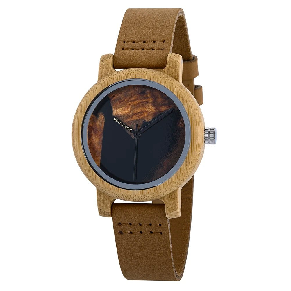 Storazone GT077-2 WOMEN Unique Wooden Couple Watches New Design Men Watch BOBO BIRD Top Fashion Irregular Dial Japanese Movement Great Gift reloj hombre