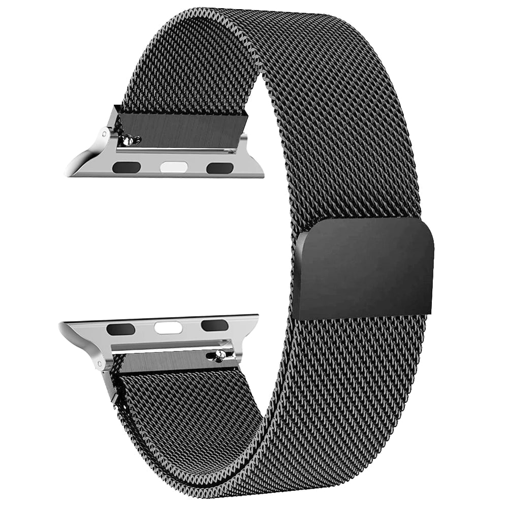 Storazone Gun / 38mm 40mm 41mm milanese Loop Band for apple watch Strap Ultra 49mm 45mm 44mm 41mm 40mm Metal Wristband bracelet iwatch series 3 4 5 6 7 8 9 SE