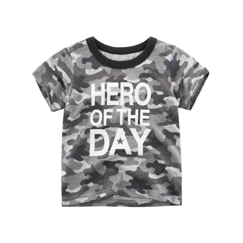 Storazone H / CHINA / 140(9-10) 2024 Children's T-Shirt for Boys Girls Kids Shirts Baby Short Sleeve Full Print Toddler Cotton Cartoon Car Tee Tops Clothing
