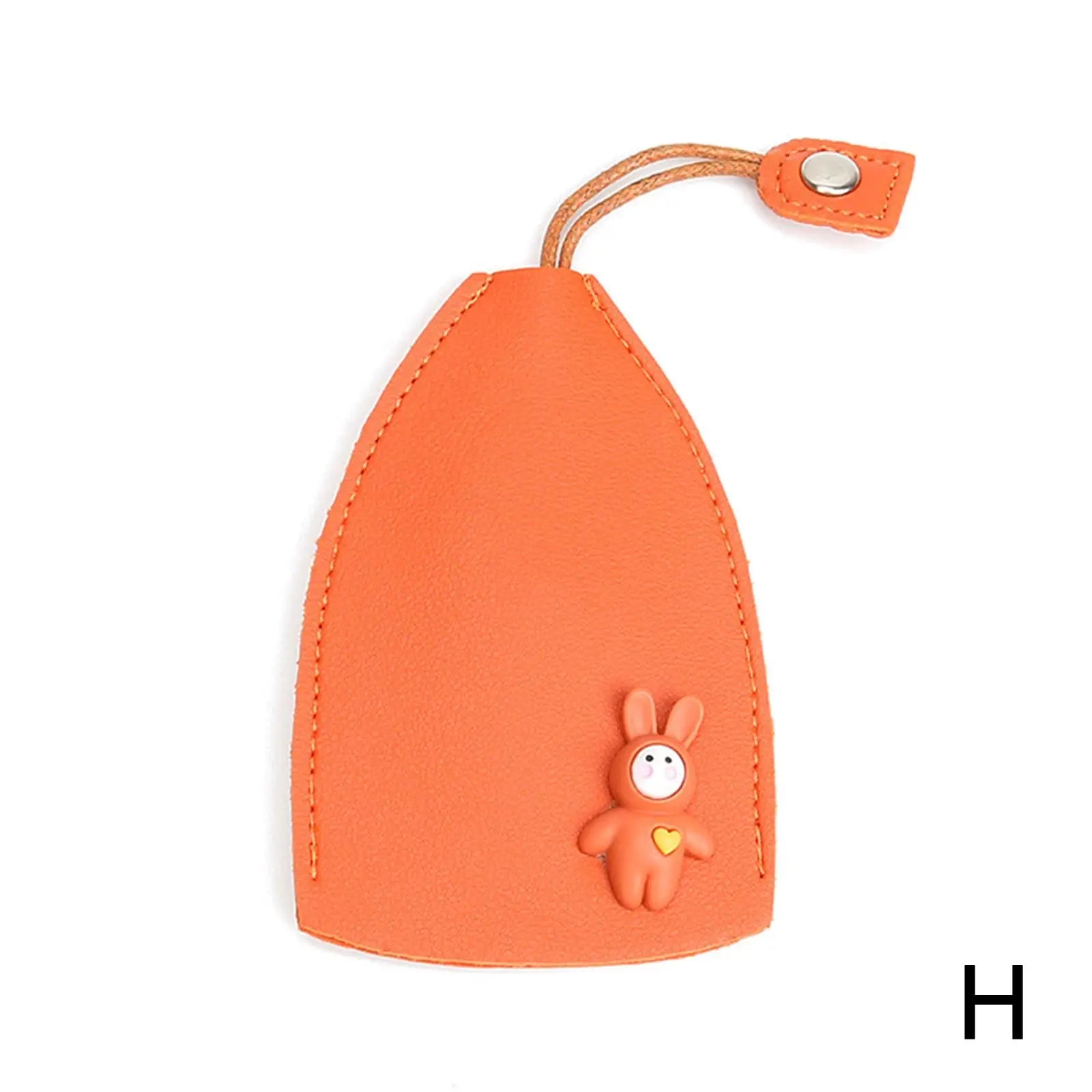 Storazone H / China Cute Fruits Unisex Pull Type Key Bag Housekeepers Car Key Holder Case New Leather Keychain Pouch PU Leather Key Wallets