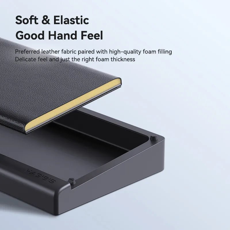 Storazone Hagibis Keyboard Wrist Rest Pad Ergonomic Soft Memory Foam Support Desktop Storage Box Easy Typing Pain Relief for Office Home