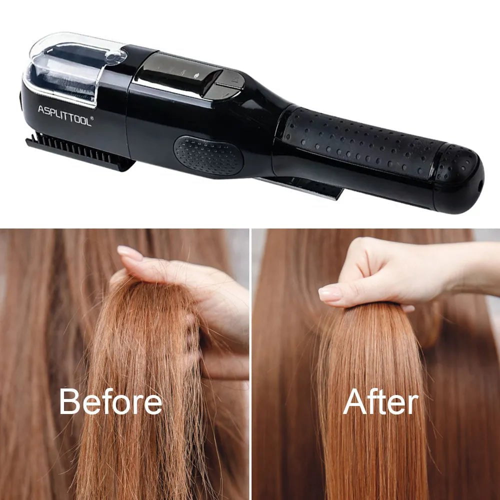 Storazone Hair ends Trimmer Split Remover Dry Damaged Brittle Professional Automatic Trim Split for Women Cordless Hair cutting machine