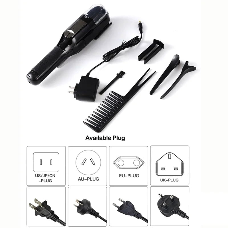 Storazone Hair ends Trimmer Split Remover Dry Damaged Brittle Professional Automatic Trim Split for Women Cordless Hair cutting machine