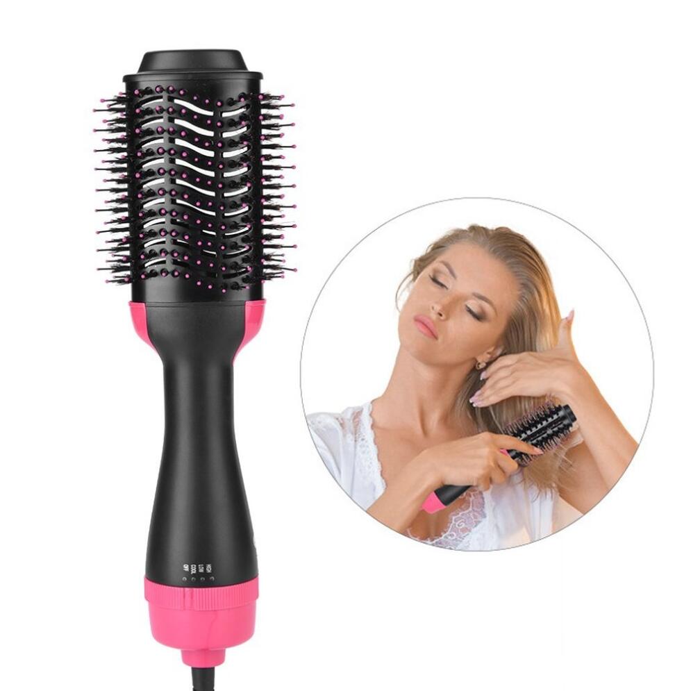 STORAZONE HAir One-Step Electric Hair Dryer Comb Multifunctional Comb Straightener Hair Curling