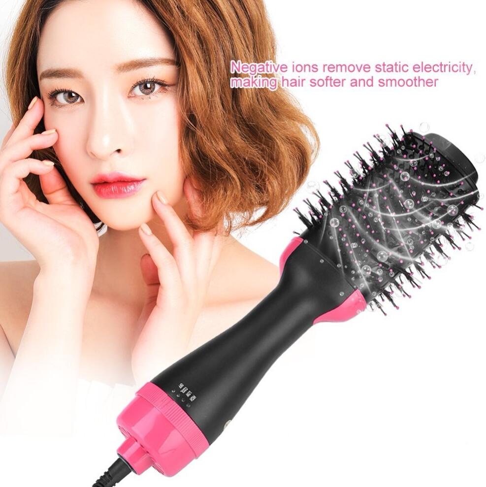 STORAZONE HAir One-Step Electric Hair Dryer Comb Multifunctional Comb Straightener Hair Curling