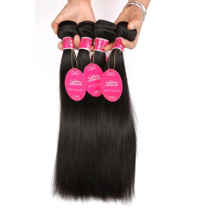 STORAZONE HAir Real human hair straight wave human hair hair curtain natural color wig hair extension