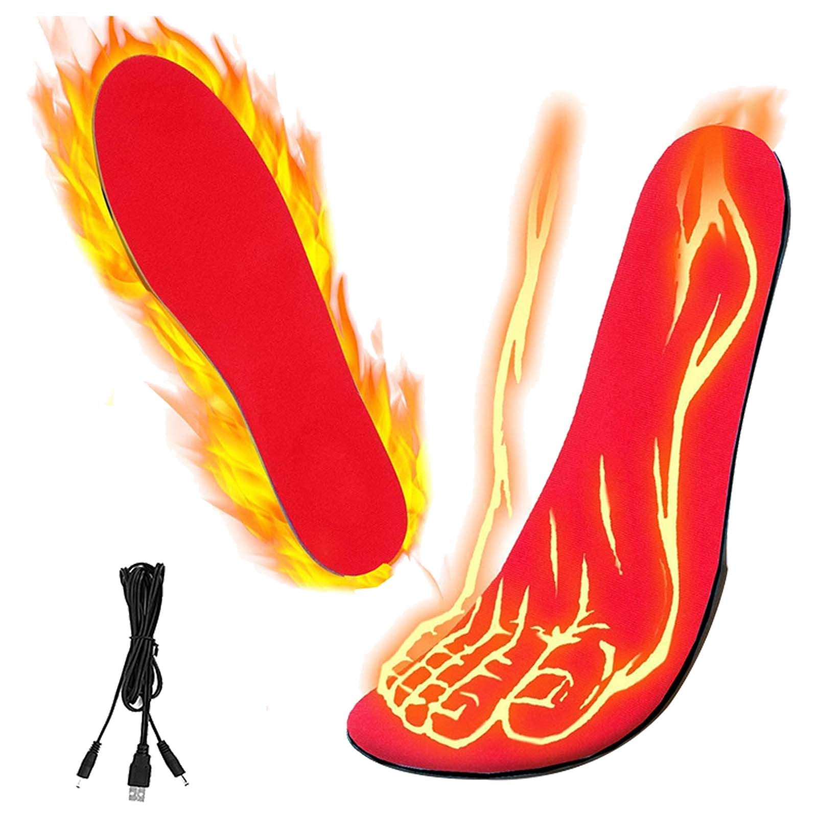 STORAZONE HEATER USB Heated Shoes Insoles Can Be Cut Winter Warm Heating Insoles Pad Feet For Boots Sneaker Shoes