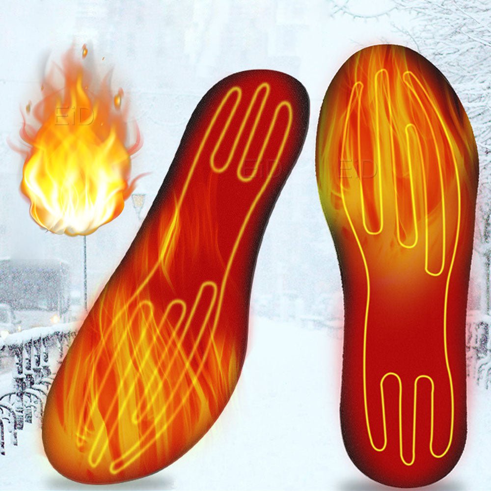 STORAZONE HEATER USB Heated Shoes Insoles Can Be Cut Winter Warm Heating Insoles Pad Feet For Boots Sneaker Shoes