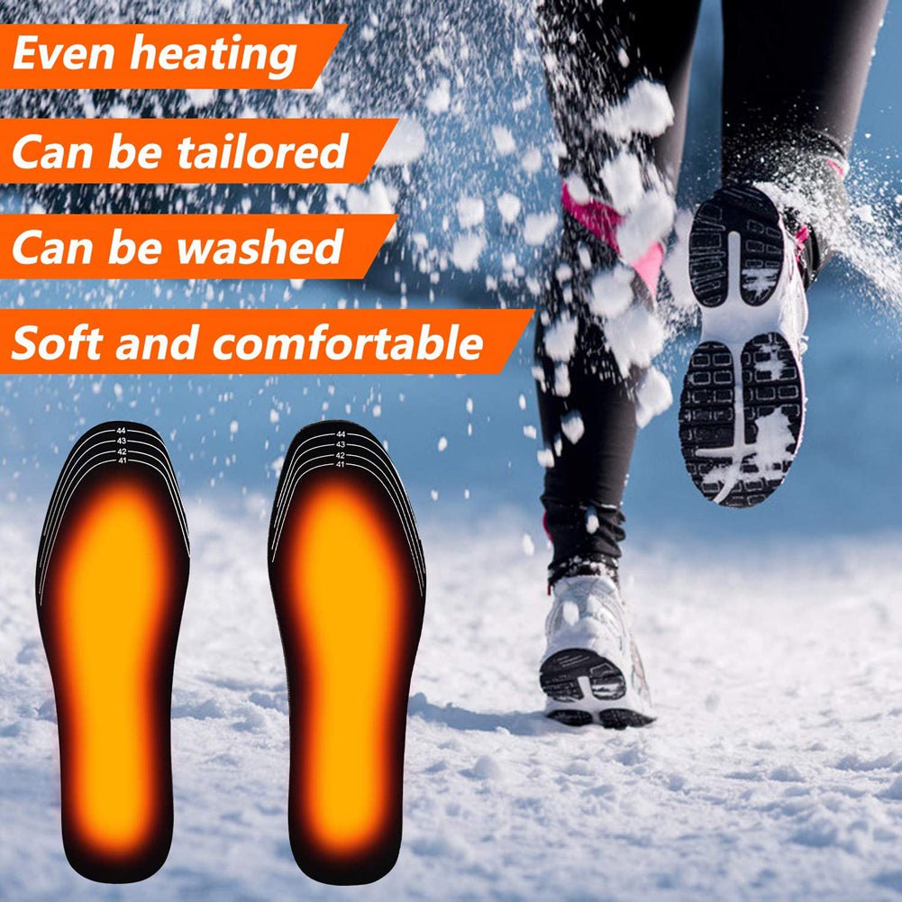 STORAZONE HEATER USB Heated Shoes Insoles Can Be Cut Winter Warm Heating Insoles Pad Feet For Boots Sneaker Shoes