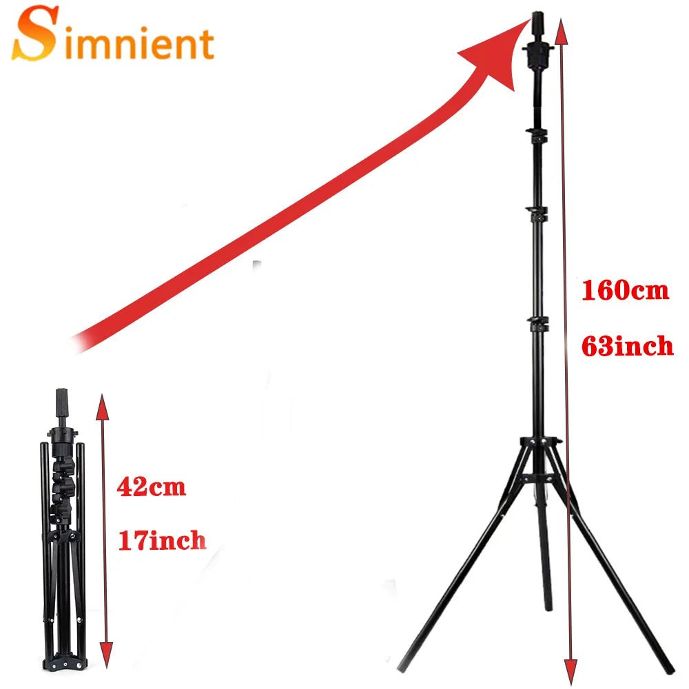 Storazone height 160cm tripod Training Mannequin Head Canvas Block Head Display Styling Mannequin Manikin Head WigTripod Stand Free Get T Pins Wig Install Kit