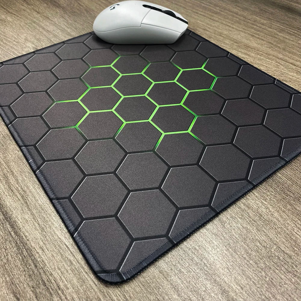 Storazone Hexagon Gaming Mouse Pad XS Computer Laptop Rubber Small Mousepad For PC Gamer Desktop Decoration Office Mouse Mat Deskmat Rug