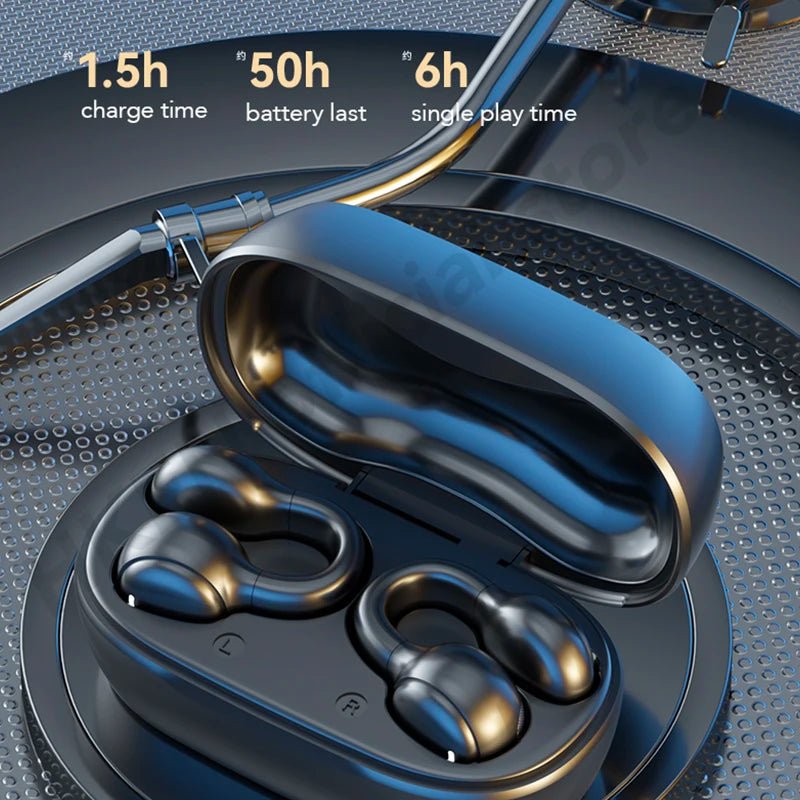 Storazone High Quality Bone Conduction Wireless Headphones Bluetooth Gaming Headsets Noise Canceling Sport Earphones for xiaomi iphone