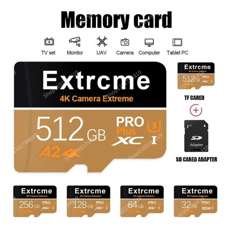 Storazone High Speed Micro TF SD Card 512GB 256GB 128GB 64GB 32GB TF Flash Memory Card Driving Recorder Cameracartão De Memória 32GB 128GB