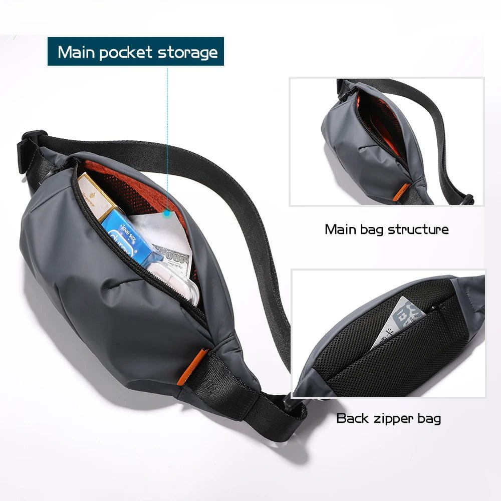 Storazone Hk Multifuctional Waist Bag For Men Belt Bag Waist Pack Male Outdoor Travel Sports Man Belt Pouch Fashion Men Women Fanny Pack